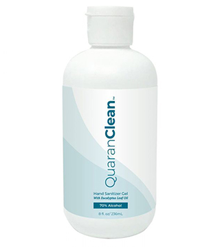 QuaranClean 8oz Sanitizer Gel (12 Bottles)